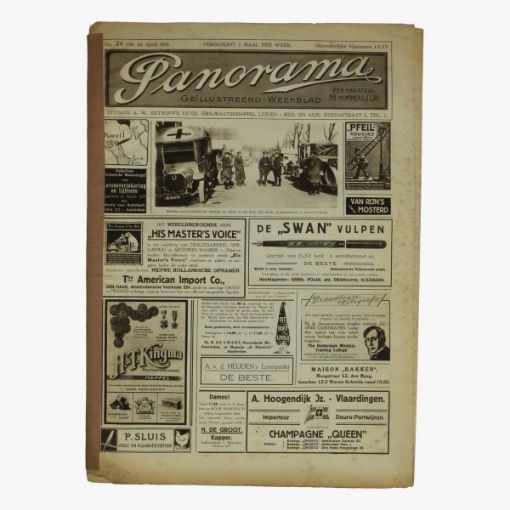 Afbeeldingen van oude weekblad panorama N°34  26 april 1915