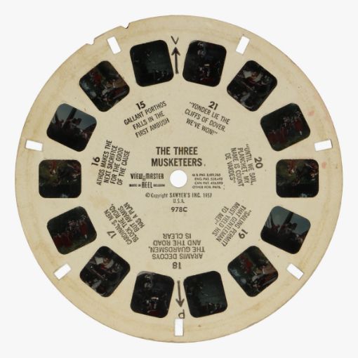 Afbeeldingen van View-master The three musketeers 978C