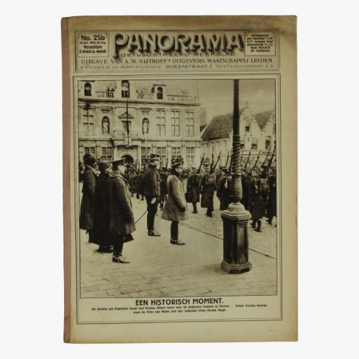 Afbeeldingen van oude weekblad panorama N°25 b 18 dec. 1914.