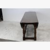 Afbeeldingen van grote ovale engelse eettafel massief eik    kan ook als side table 
