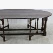 Afbeeldingen van grote ovale engelse eettafel massief eik    kan ook als side table 