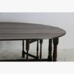 Afbeeldingen van grote ovale engelse eettafel massief eik    kan ook als side table 