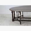 Afbeeldingen van grote ovale engelse eettafel massief eik    kan ook als side table 