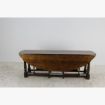 Afbeeldingen van grote ovale engelse eettafel massief eik    kan ook als side table 