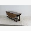 Afbeeldingen van grote ovale engelse eettafel massief eik    kan ook als side table 