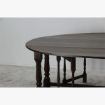 Afbeeldingen van grote ovale engelse eettafel massief eik    kan ook als side table 