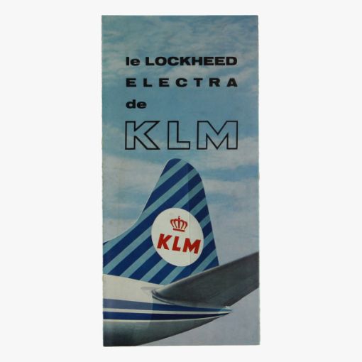 Afbeeldingen van folder luchtvaart klm