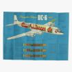 Afbeeldingen van folder close-up of sas aircraft scandinavian airlines system printed in sweden dc-6