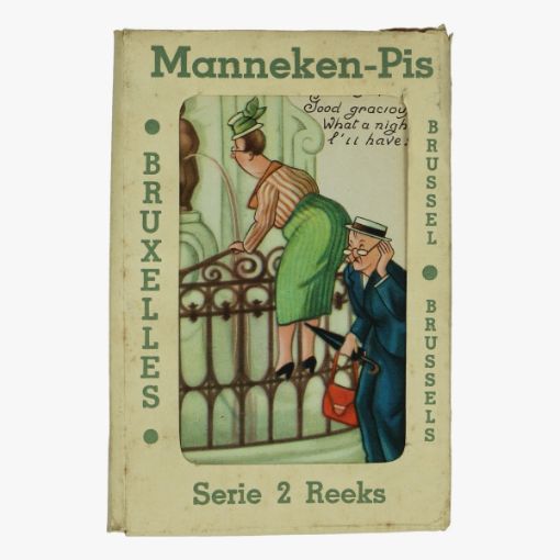 Afbeeldingen van mannekes-pis brusselt postkaarten 10 stuks serie 2 reeks