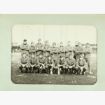 Afbeeldingen van kartonnen doosje met foto voetbalwedstrijd belgisch leger - Nederlands leger turnhout 31 maart 1971 