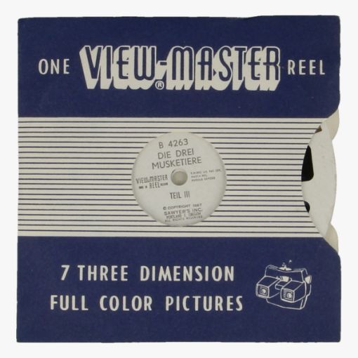 Afbeeldingen van View-master The three musketeers B4261 B4262 B4263 