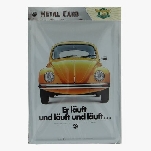 Afbeeldingen van metal card er läuft und läuft und läuft volkswagen