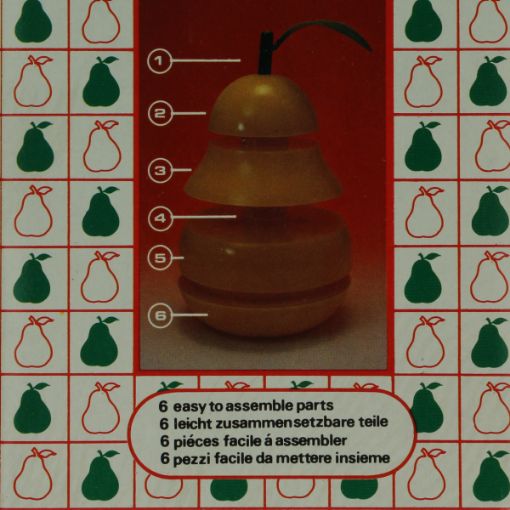 Afbeeldingen van Pear Puzzle. Speelgoed puzzel. Desco Toys
