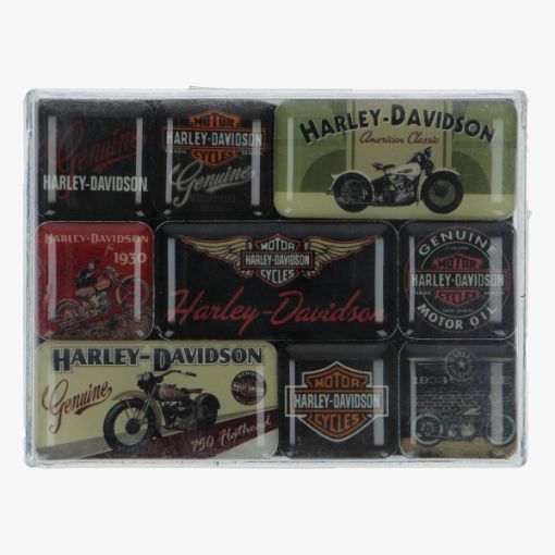 Afbeeldingen van magneetjes Harley-Davidson