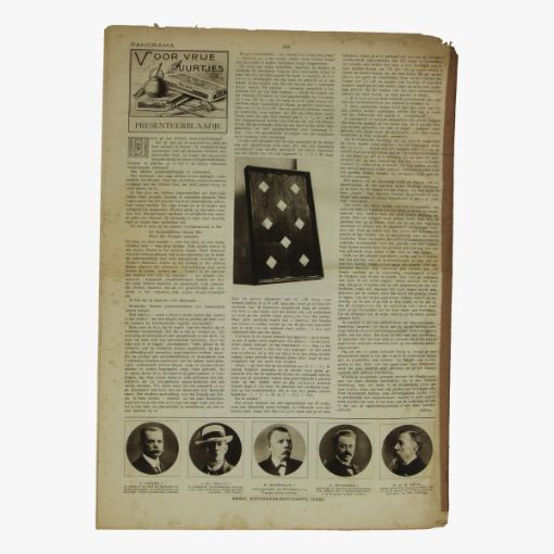 Afbeeldingen van oude weekblad panorama N°33 22 april 1915