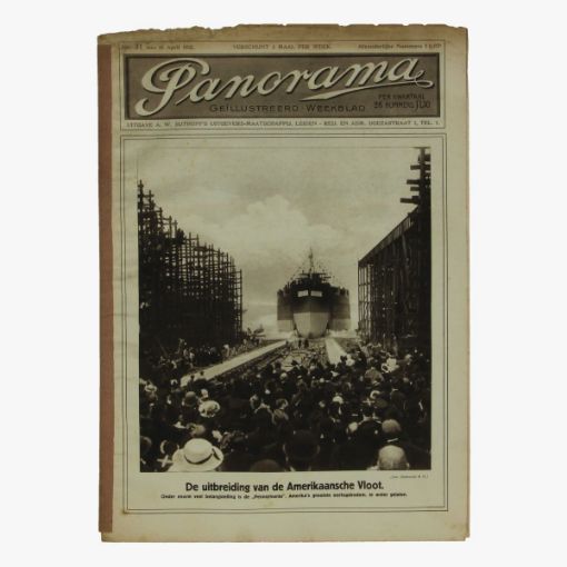 Afbeeldingen van oude weekblad panorama N°31  15 april 1915.