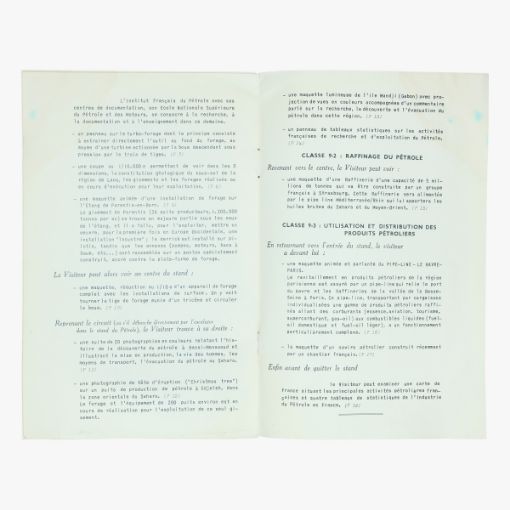 Afbeeldingen van expo 58 pavillon français groupe 9: le pétrole guide du visiteur