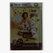 Afbeeldingen van metal card i love you 