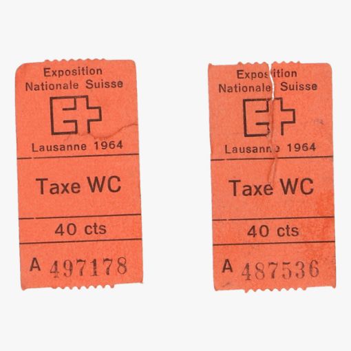 Afbeeldingen van expostition nationale suisse 1964 tax wc
