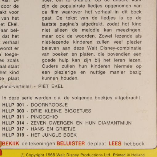 Afbeeldingen van Het verhaal met Hans en Grietje LP 33 1/3 