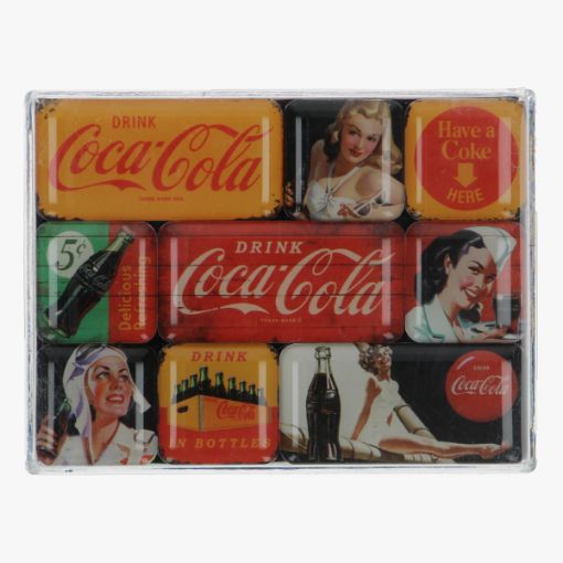 Afbeeldingen van magneetjes coca cola repro
