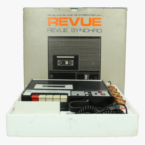 Afbeeldingen van Kasettenspeler, Revue Synchro , Tape Recorder Best. Nr. 8201