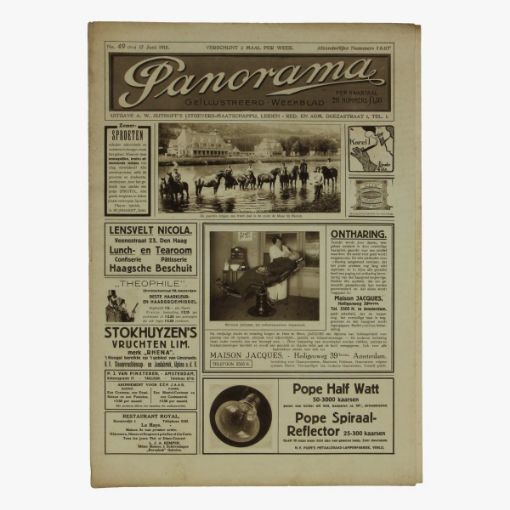 Afbeeldingen van oude weekblad panorama N°49   17 juni 1915