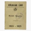Afbeeldingen van lidmaatschap atheneum club 1924-1925 