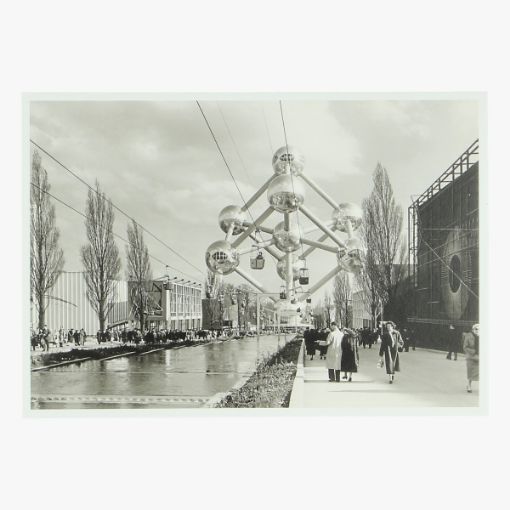 Afbeeldingen van postkaart wereldtentoonstelling bxl 17 april 1958 19 oct repro