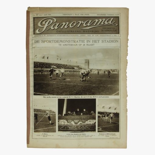 Afbeeldingen van oude weekblad panorama N°27  1april 1915.