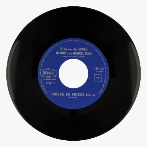 Afbeeldingen van kleine LP Rikske en Fikske nr 4