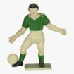 Afbeeldingen van kunstof beedje voetballer 9.5 cm groot 