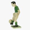 Afbeeldingen van kunstof beedje voetballer 9.5 cm groot 