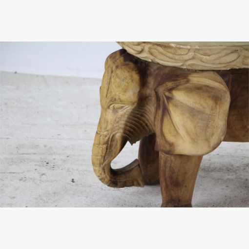 Afbeeldingen van massieve hout salontafel olifant