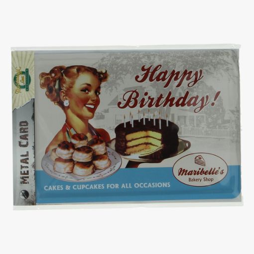 Afbeeldingen van metal card happy birthday! 