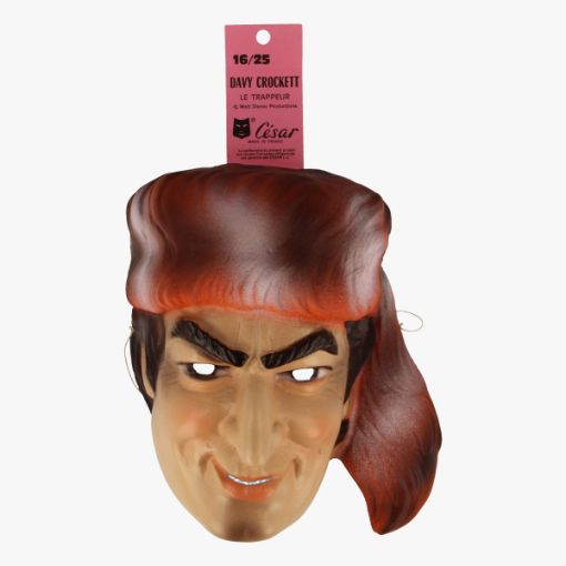 Afbeeldingen van Masker carnaval Davy crockett
