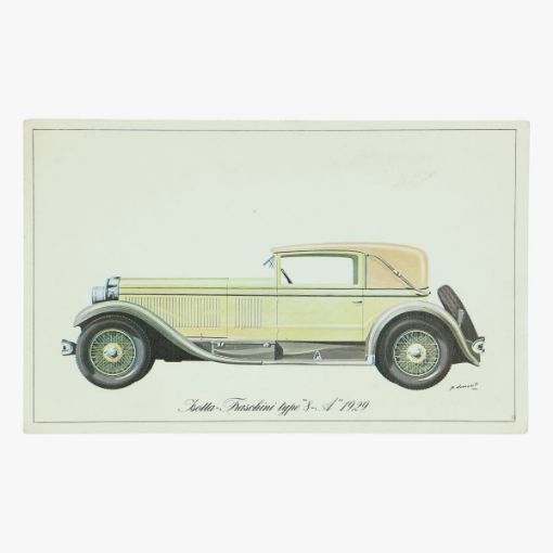 Afbeeldingen van kaart Isotta - Fraschini type 8 1929 P. Dumont