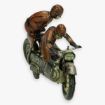 Afbeeldingen van kellerman sozuis cko jaren 30 tin toy motorcycle nr 353 military zeer zeldzaam