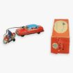 Afbeeldingen van tin toy wind - up police motorcycle bike chase (original box) pn 250