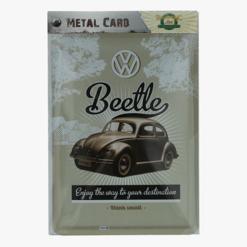 Afbeeldingen van metal card beetle volkswagen