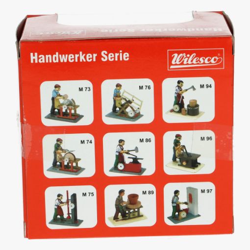 Afbeeldingen van blikken speelgoed wilesco handwerk serie 