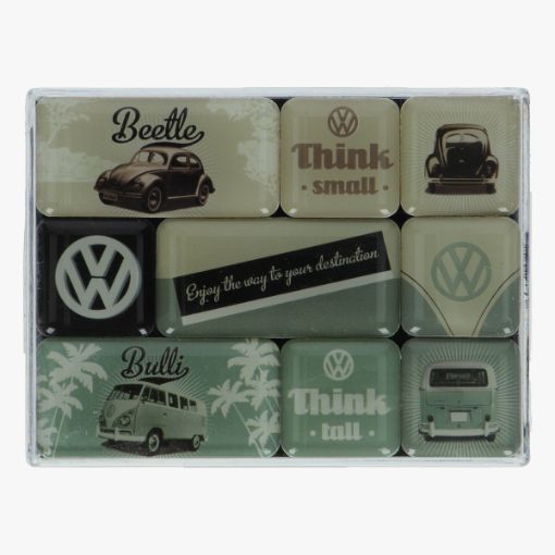 Afbeeldingen van magneetjes volkswagen beetles, t2