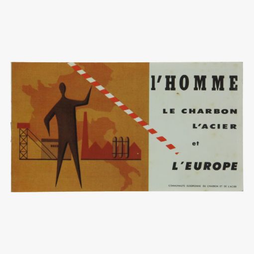 Afbeeldingen van expo 58 folder l'homme le carbon l'acier l' europe